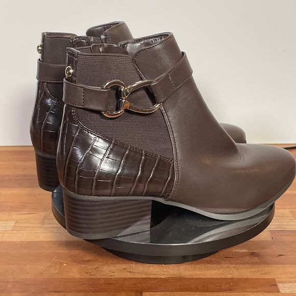 Karen Scott Nadine Booties 6M brown - Picture 9 of 11